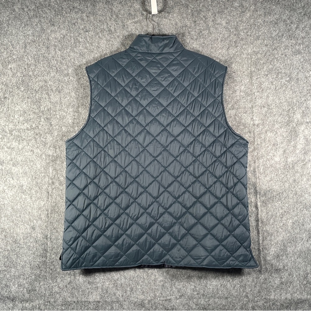 Original Waterproof Vintage Since 1948 Men Navy Blue Vest Puffer Jacket Size XXL - Picture 4 of 6